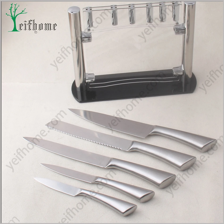 Professional 6pcs stainless steel kitchen equipment knife
