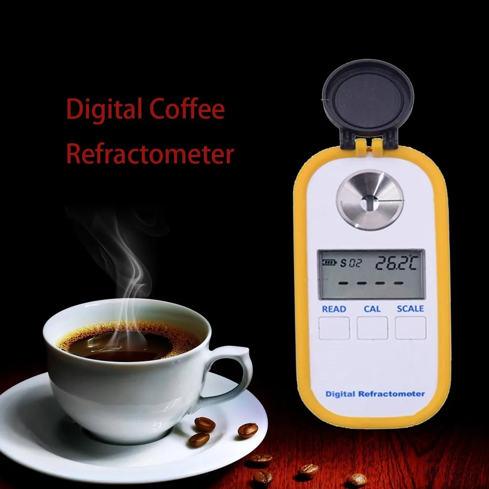 Accurate Calibration Digital Refractometer For Coffee Densitometer