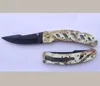 Camo Coating handle Tactical Camping Outdoor Folding combat knives hunting supplies