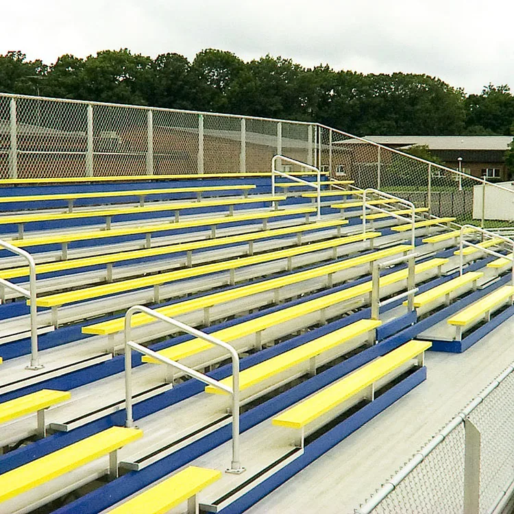 Aluminum stadium bleachers permanent outdoor grandstand for sale, View