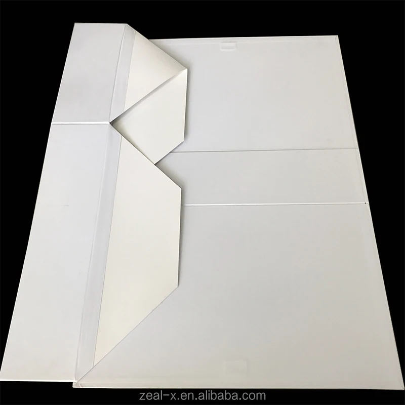 Wholesale flip top folding packaging closure magnetic large size gift box