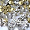 glass quality factory bottom price crystal clear color pointback glass chatons
