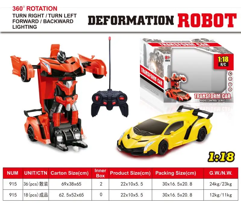 deformation robot car