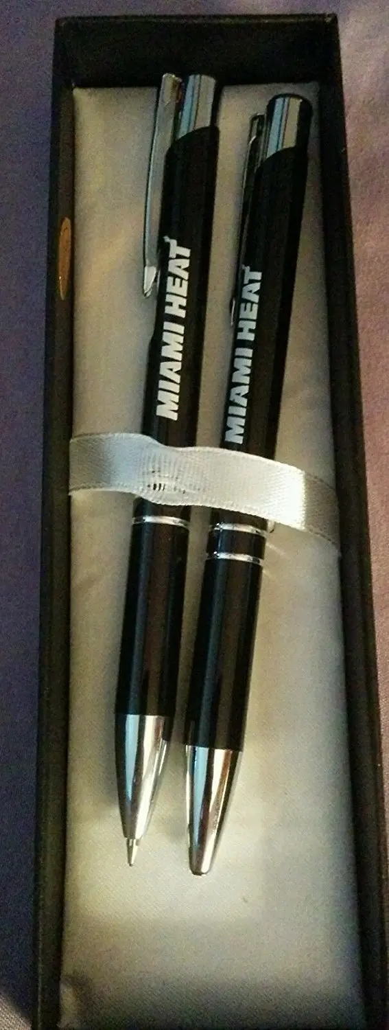 NBA MIAMI HEAT PEN & PENCIL SET