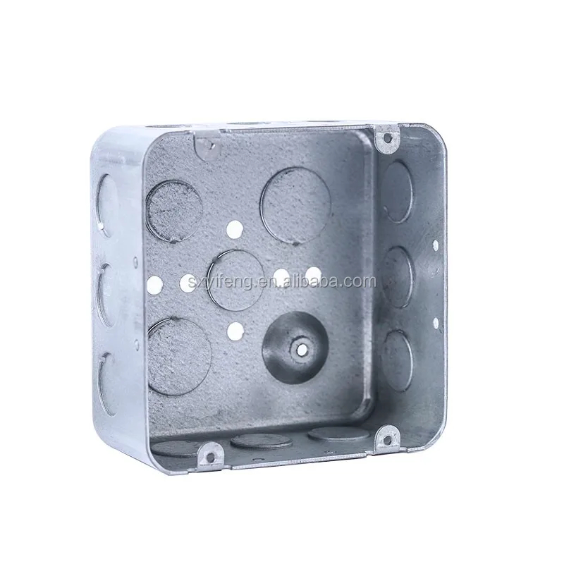 4" Square 1/4" Deep Emt Conduit Box,Emt Steel Box,Steel Box Buy 4