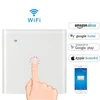 EU Wifi controlled Smart Wall touch switch voice control smart light switch with timing function 220V