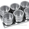 2019 Hot Sale Stainless Steel Magnetic Spice Jars / Food Storage Spice Jars/Stainless Steel Masala Spice Container