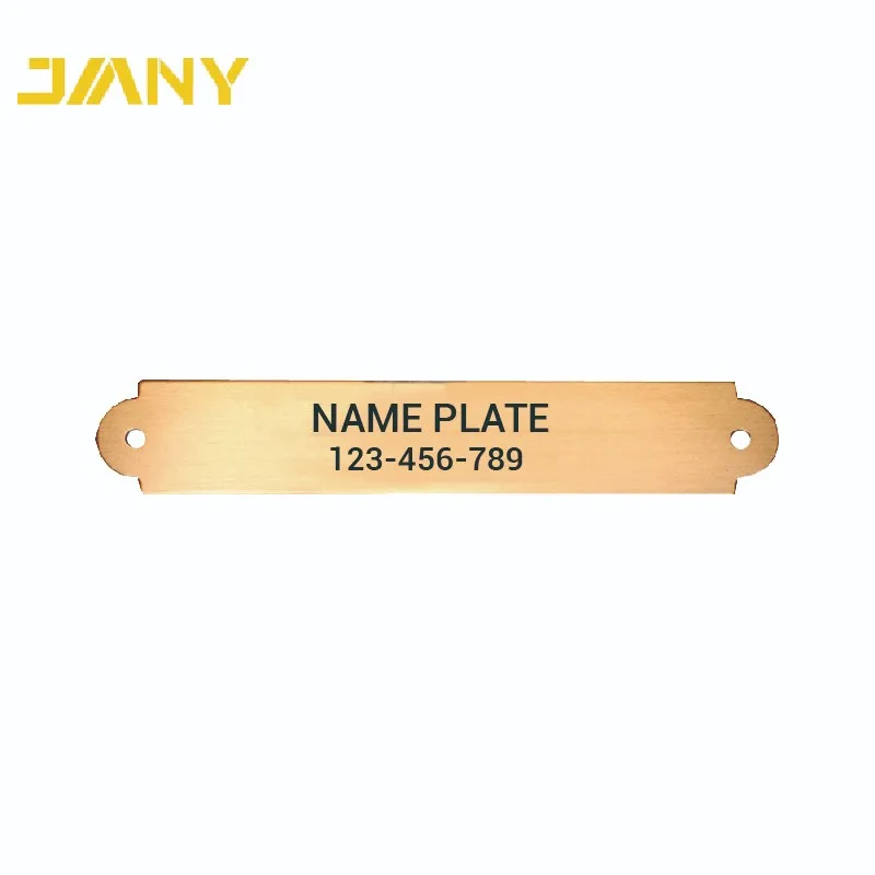 Custom Engraved Metal Brass Nameplate - Buy Brass Nameplate,Brass ...