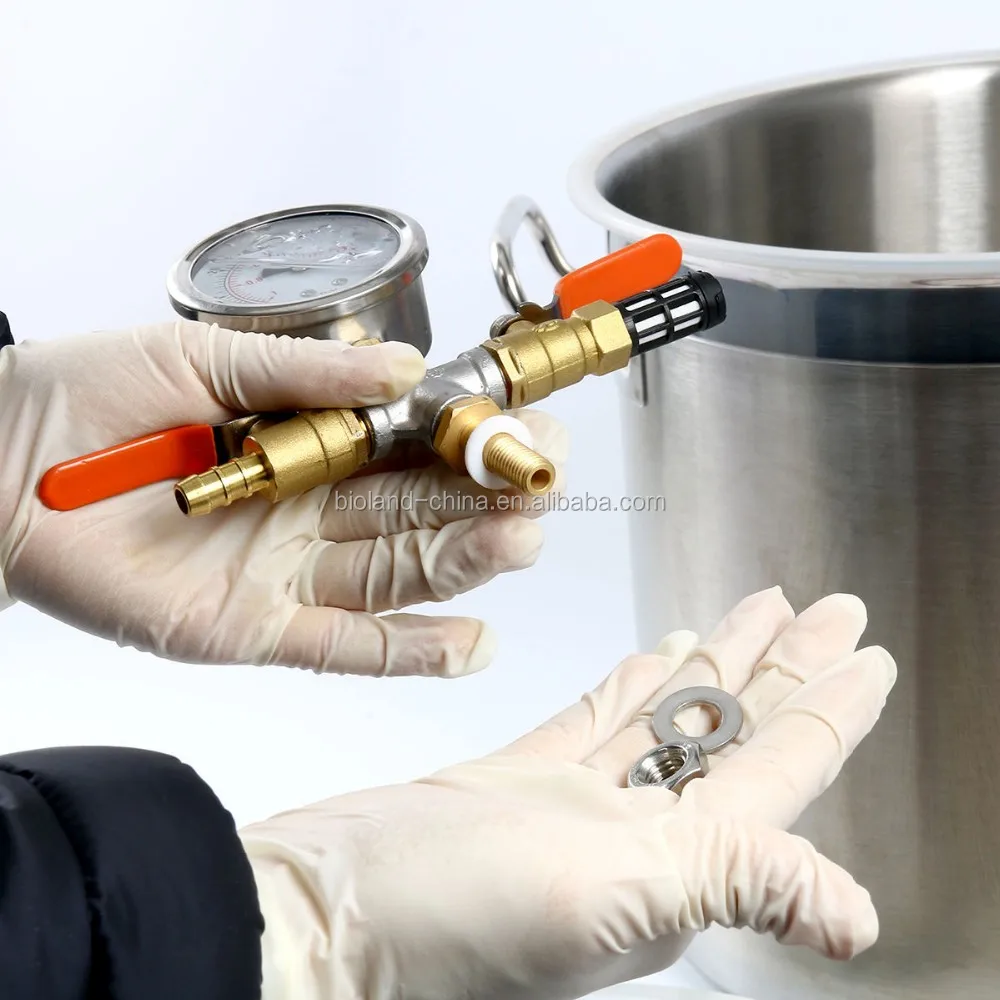 5 Gallon Stainless Steel Vacuum Degassing Chamber Urethane Silicone