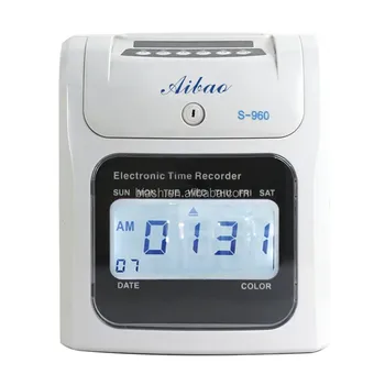 aibao brand electronic time recorder attendance machinedigital electronic punch card time attendance machine price - Electronic Time Card aibao brand electronic time recorder attendance machinedigital electronic punch card time attendance machine price - Electronic Time Card