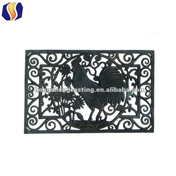 Cast Iron Rooster Door Mat Buy Cast Iron Doormat Metal Door Mat Antique Door Mat Product On Alibaba Com