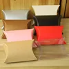 New arrival different colors kraft paper pillow box