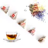14 Day Natural Herb Beauty Tea OEM Compostable Transparent Nylon Pyramid Tea Bags