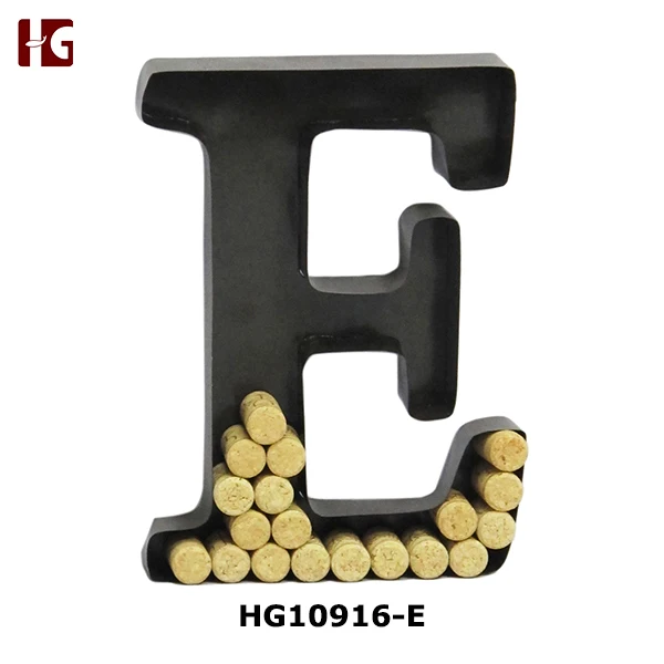 Letter E Metal Wine Cork Holder Wall Decor Buy Cork Holder Wine