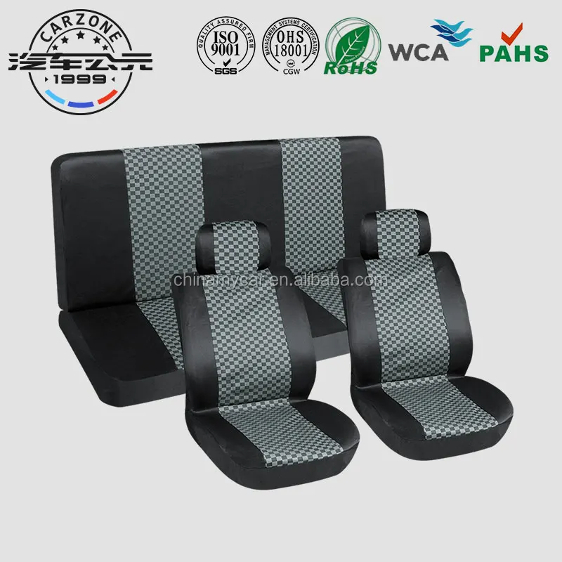 Universal 9pcs Polyester Elegant Car Seat Cover Universal Full Set