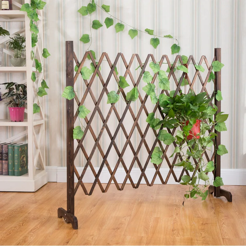 Portable Plant Climbing Expanding Trellis Wooden Garden Fence - Buy ...