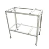 Ground air conditioner heavy duty galvanized steel brackets for two set use together to save space