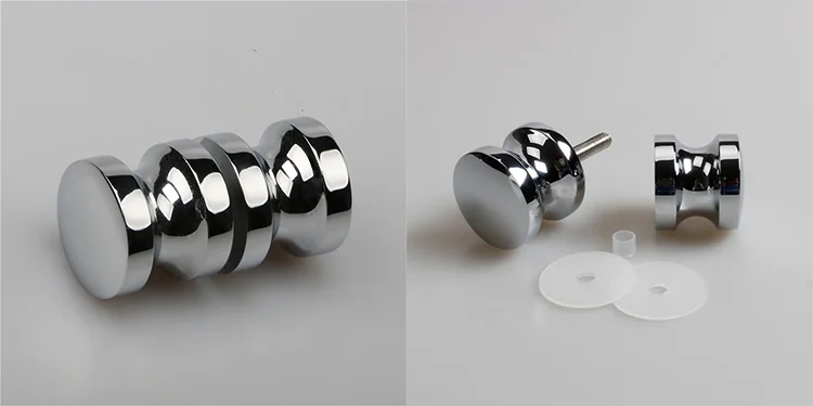 Foshan single sided shower room beautiful interior polished brass chrome glass drawer pulls and cabinet door hardware knobs sets
