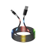 Voice Control LED Colorful Cable Micro/Type-c/lightn-ing