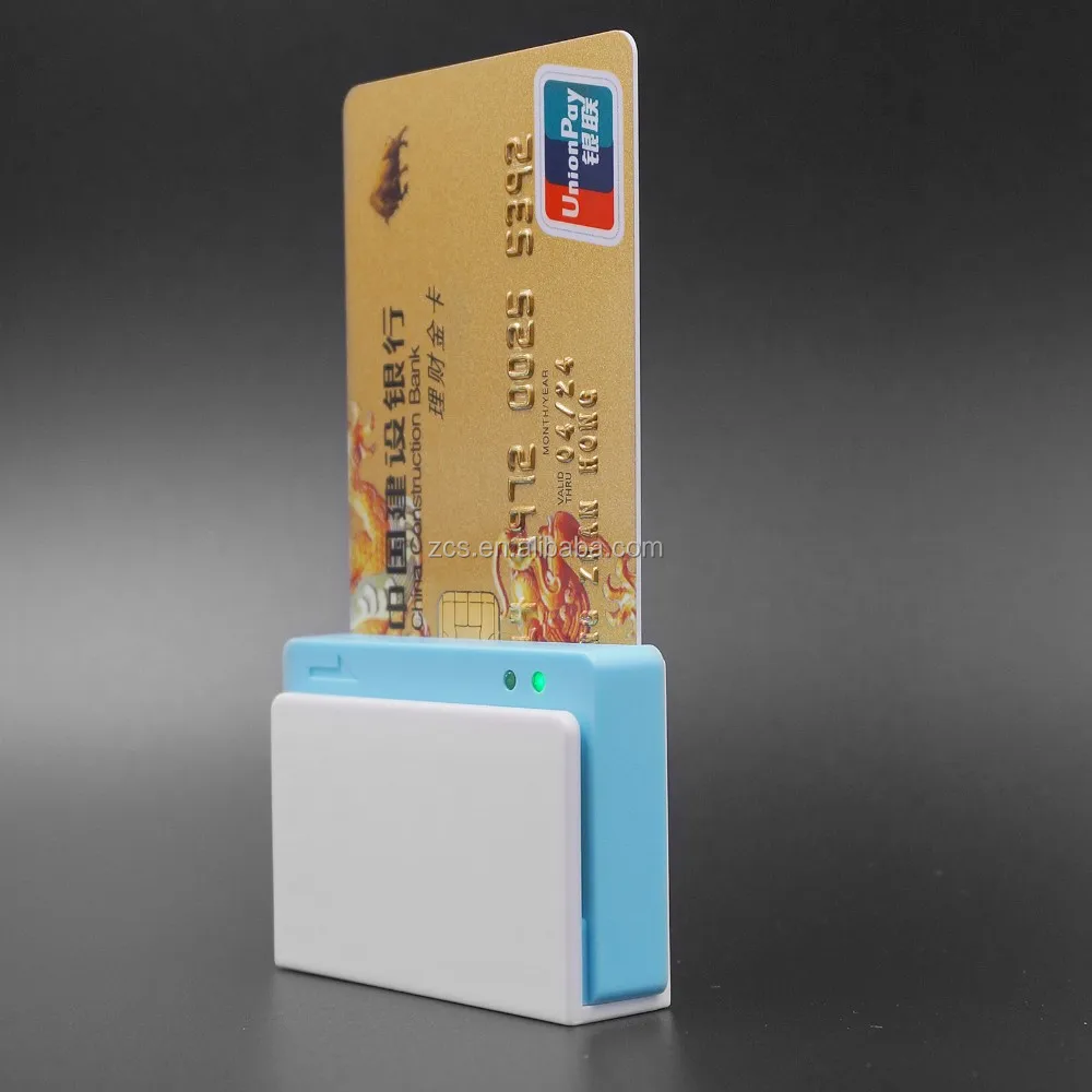 mini payment kisok ZCS01 bluetooth pos credit card Reader with Android IOS SDK - ANKUX.COM
