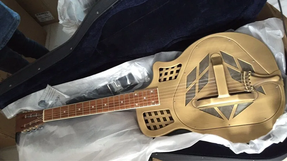 5 Different Finish Aiersi Brand Cutway Bell Brass Blues Slide Tricone