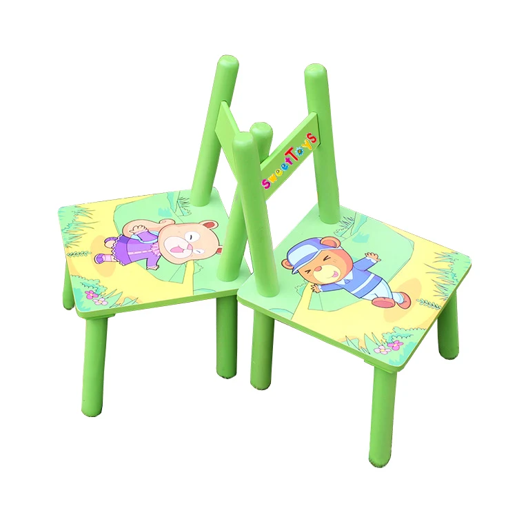 2015 New Design Fashion Cartoon Children's Wooden Tables And Chairs Set