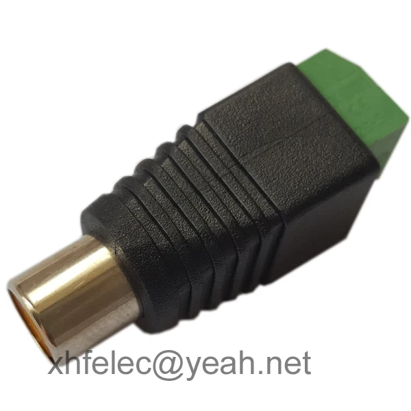Rca Female Av Screw Terminal Connector Buy Rca Female Av Screw