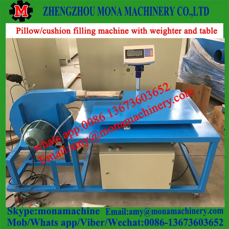 1 pillow cushion filling  machine with weighter and table.jpg