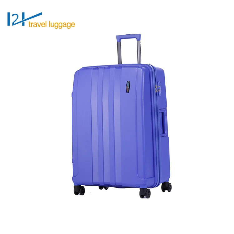 Hot Wholesale Carry On Luggage , Plastic Suitcase On 4 Big Wheels Suitcase For Carry On Luggage