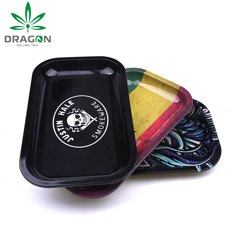 Custom Logo Metal Weed Rolling Tray Wholesale Serving Tray Buy Metal