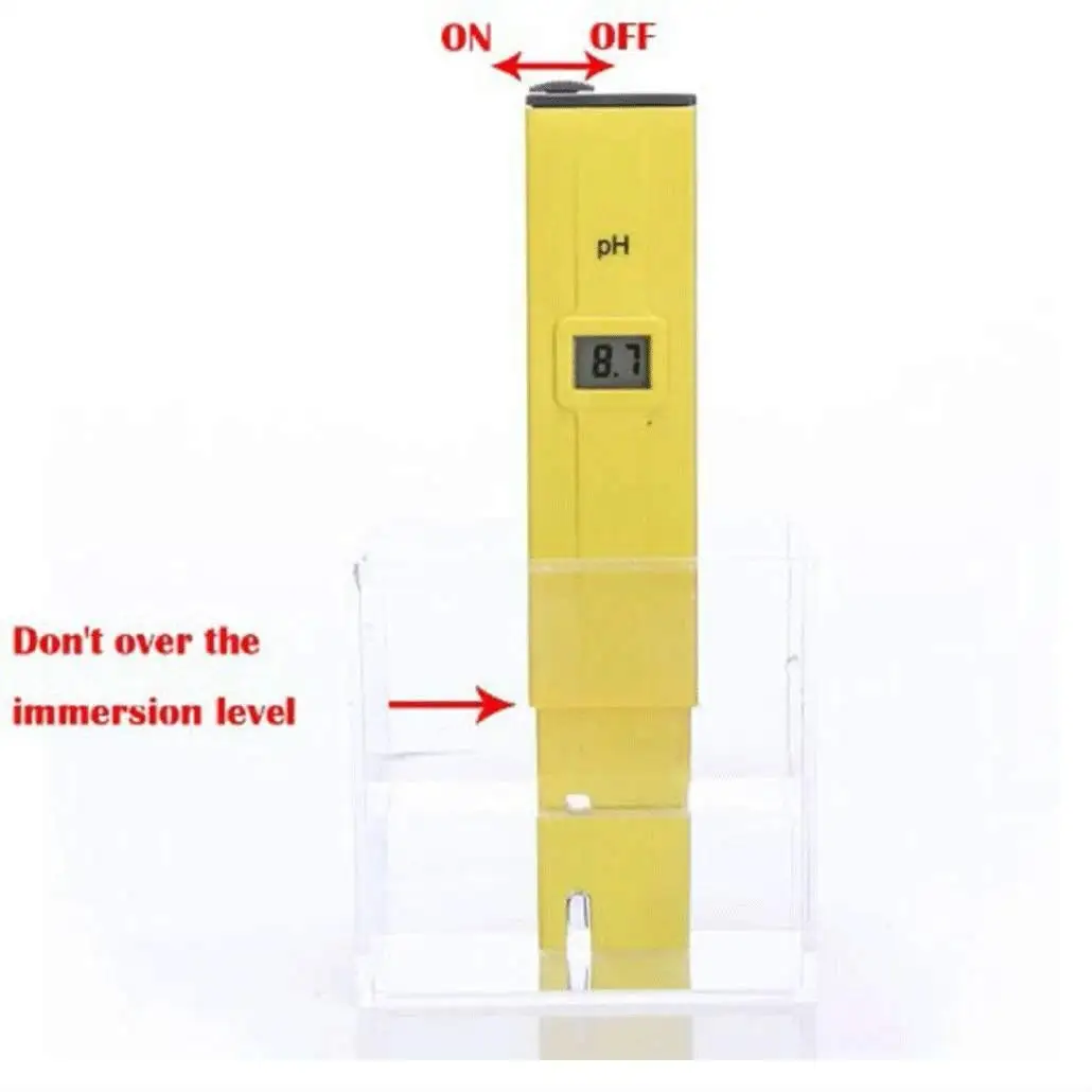 Digital PH Meter Tester Pocket Portable Pool Water Aquarium Hydroponic Wine New