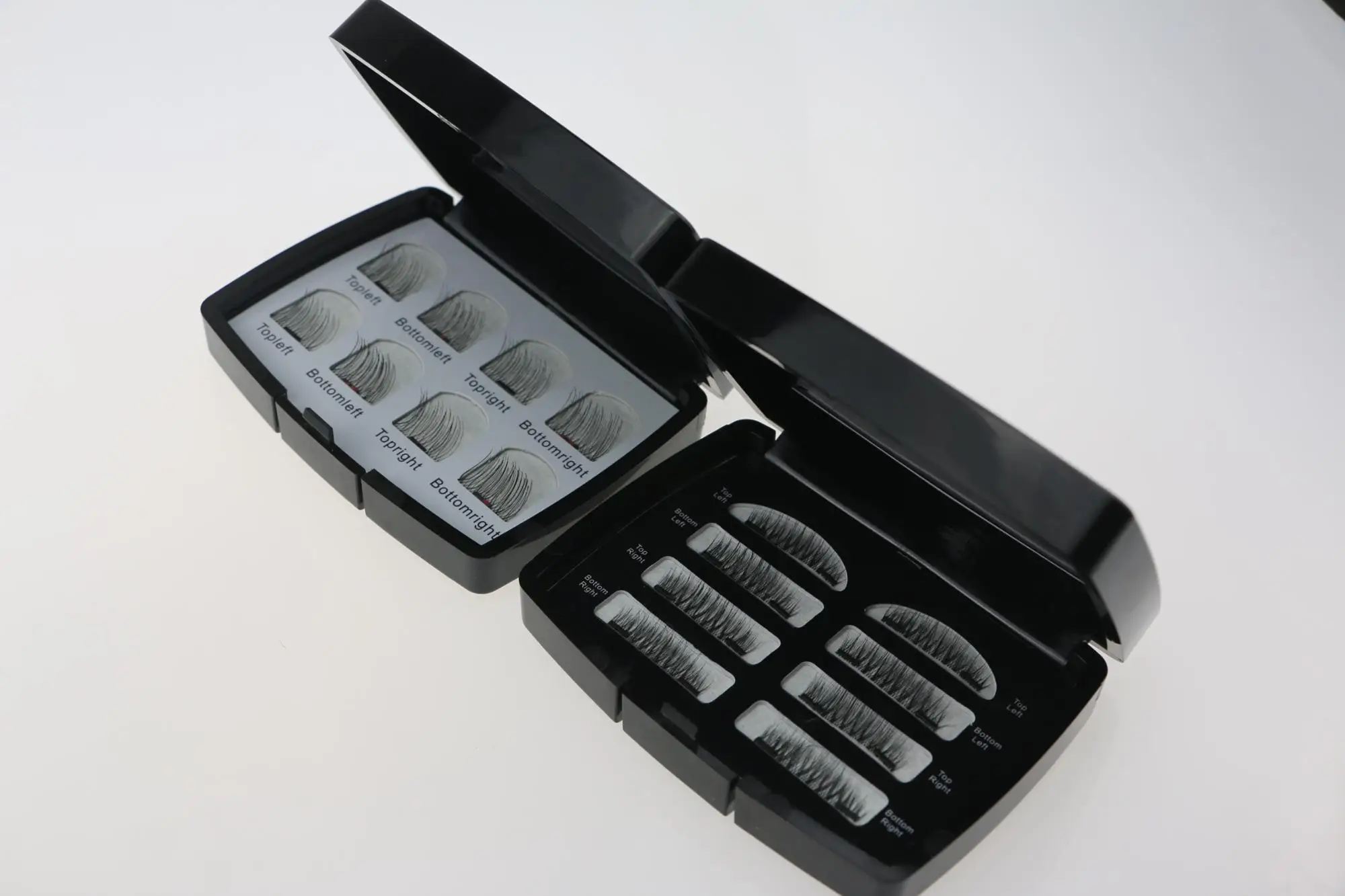 Magnetic Eyelashes Reusable False Magnetic Eyelashes for Natural Look (1 Pair 4 Pieces), No Glue Required Fake Mink Lashes