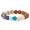 Essential Blue Apatite Jade Gemstone Eight planets the solar system beaded bracelet for women