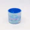thick Glass wall Candle Holder for Home Decor with rainbow effect