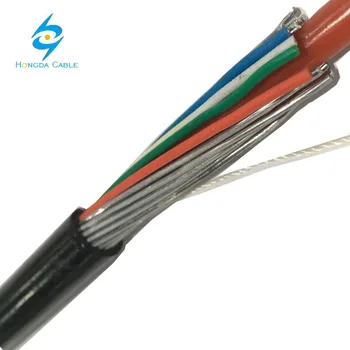 Low Voltage 16mm2 Service Cable Solid Aluminum Conductor Cable With 4 ...