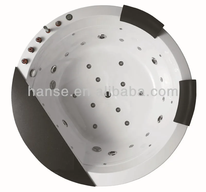 Indoor Drop In Round Hot Tub Luxurious Bubble Spa Round Walk In Bathtubs Buy Luxurious Bubble