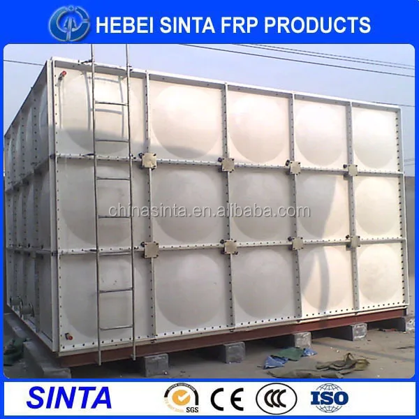 Overhead Water Storage Tanks New Type Sectional Water Tank 100 Cubic