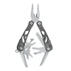 Wholesale new stainless steel Folding portable hand tools bottle opener scissors saw tooth Bolt driver multifunctional pliers