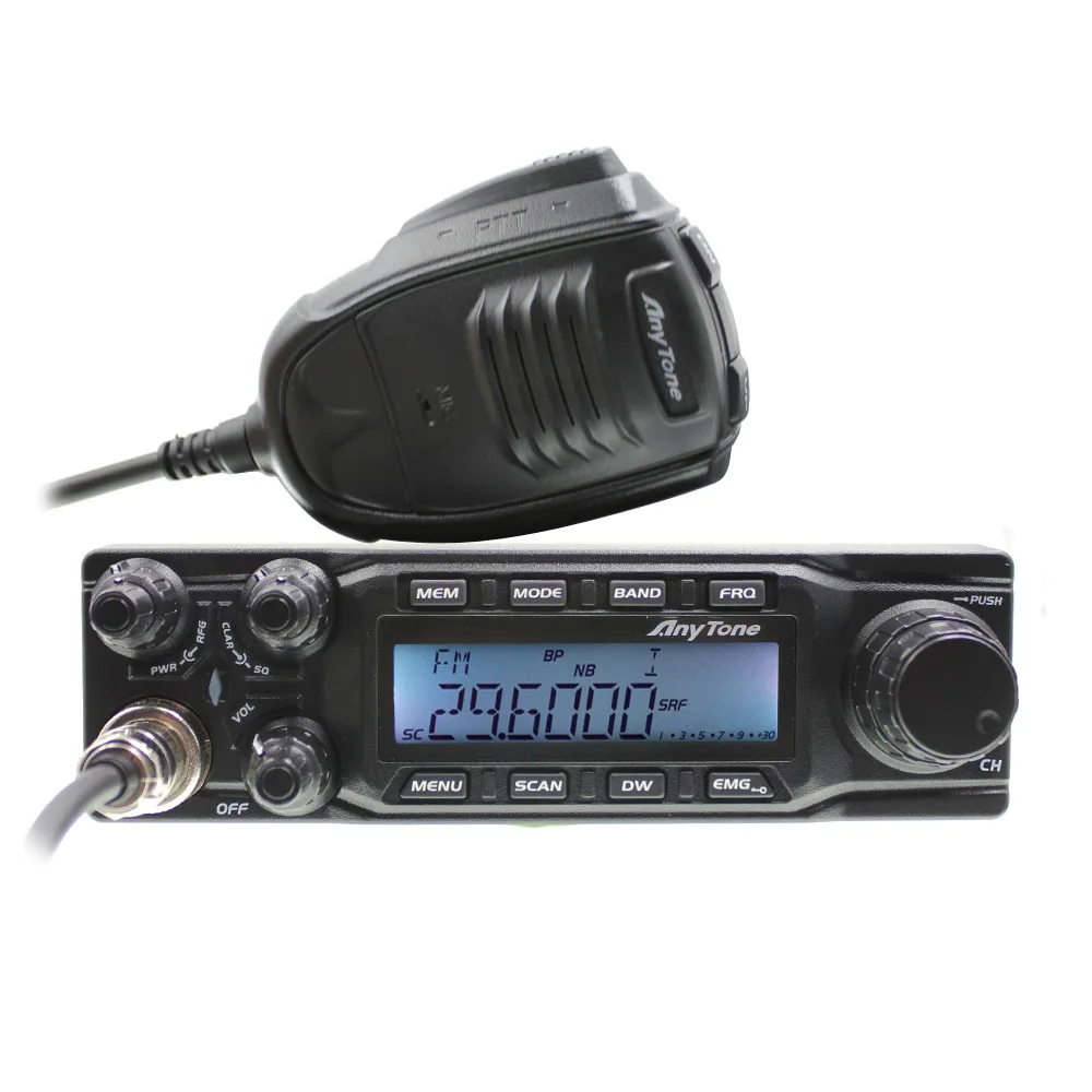 Anytone AT6666 with CTC 10 meter mobile Radio AM FM USB LSB PA Great Features