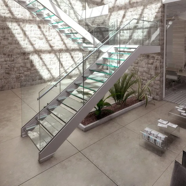 Luxury Straight Staircase for Penthouse - Python Design