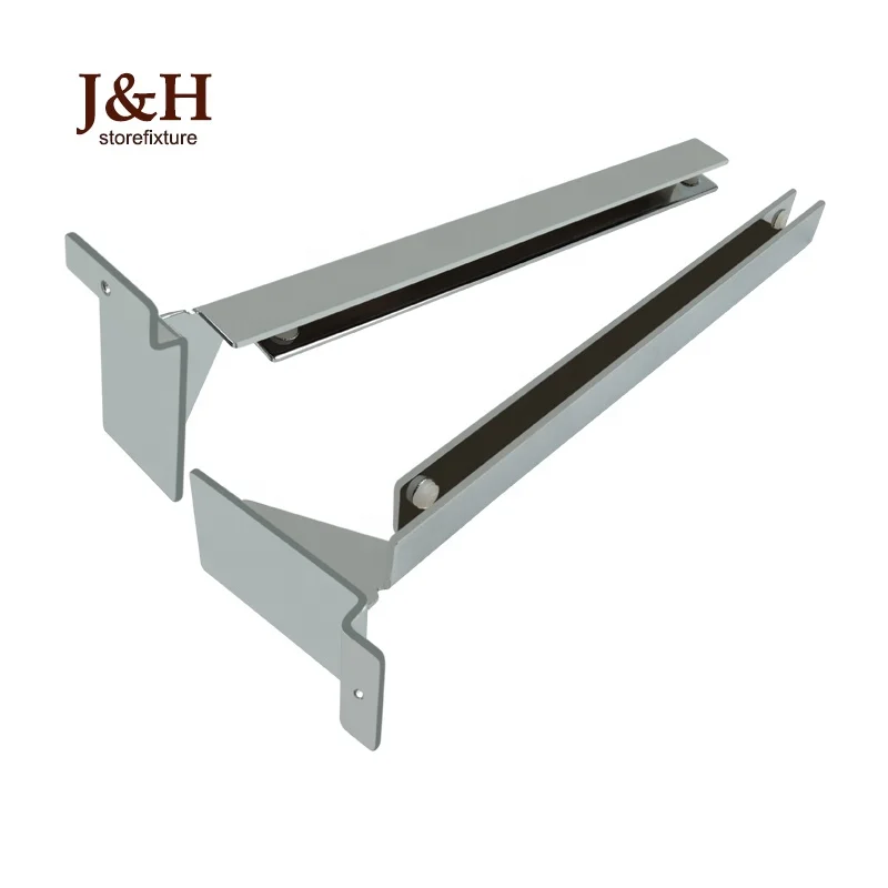 SLATWALL WOOD SHELF BRACKETS 300mm SHOP FITTINGS DISPLAY RETAIL DISPLAY X 50
