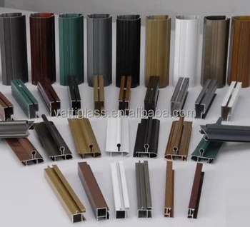 Powder Coating Aluminum Extrusion Profile For Sliding Wardrobes