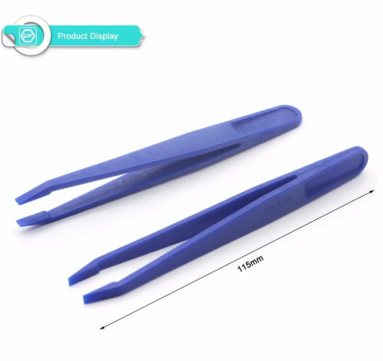 Details about   Plastic Anti Static Tweezers Tools Curved Sharp Tip 93306 Making Heat Resistant 