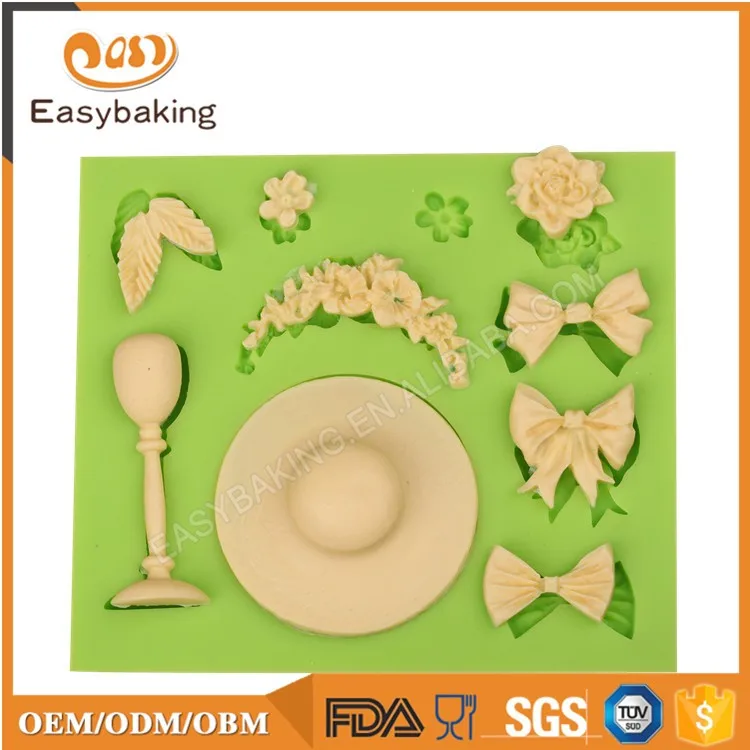 ES-1747 Fondant Mould Silicone Molds for Cake Decorating
