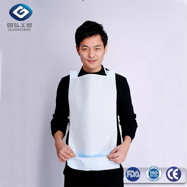Dental Supply Disposable Apron Dental Bib With Pocket Buy Adult Bib
