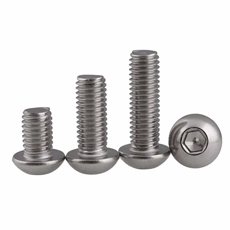 M10 Stainless Steel Ss316l Ss316 A4-70 A4-80 Round Head Bolt - Buy A4 ...