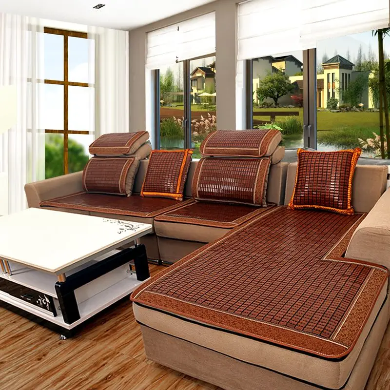 Amazon Hot Selling Bamboo Sofa Pad Cover Sofa Mat With Low Price Buy