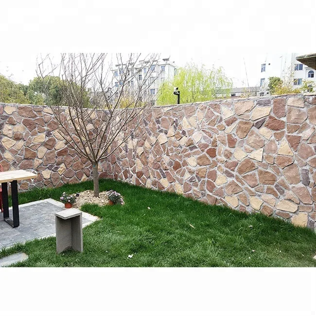 Venta al por mayor panel decorativo pared exterior de piedra precio
