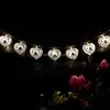 Heart Shaped String Lights - 2 Modes, 20 LED Solar String Lighting Outdoor - Great Kits for Garden, Landscape, Xmas Tree,Patio