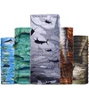 Fashion Bandanas Sun Protection Face Mask Cool Dry Fit Custom Print Fishing Buffs